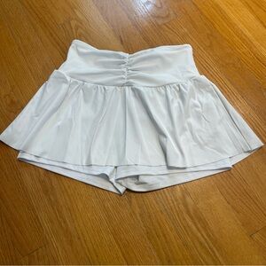 Forever 21 Women’s White Tennis Skirt with Shorts Size Small EUC